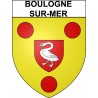 Boulogne-sur-Mer 62 ville Stickers blason autocollant adhésif