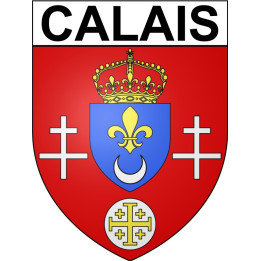 Calais 62 ville Stickers blason autocollant adhésif