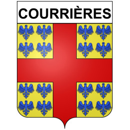 Pegatinas escudo de armas de Arras adhesivo de la etiqueta engomada