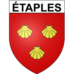étaples 62 ville Stickers blason autocollant adhésif