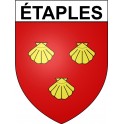 Pegatinas escudo de armas de Arras adhesivo de la etiqueta engomada