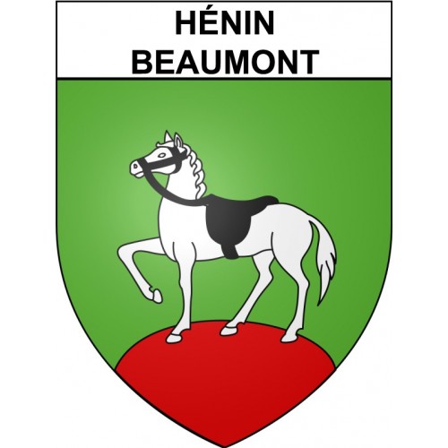 Hénin-Beaumont 62 ville Stickers blason autocollant adhésif