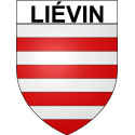 Pegatinas escudo de armas de Arras adhesivo de la etiqueta engomada