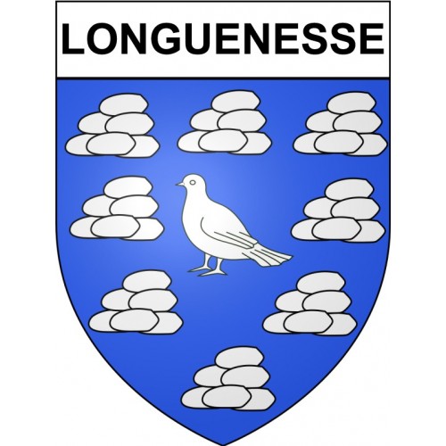 Longuenesse 62 ville Stickers blason autocollant adhésif