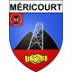 Méricourt 62 ville Stickers blason autocollant adhésif