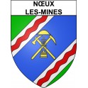 Nœux-les-Mines 62 ville Stickers blason autocollant adhésif