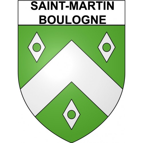 Saint-Martin-Boulogne 62 ville Stickers blason autocollant adhésif