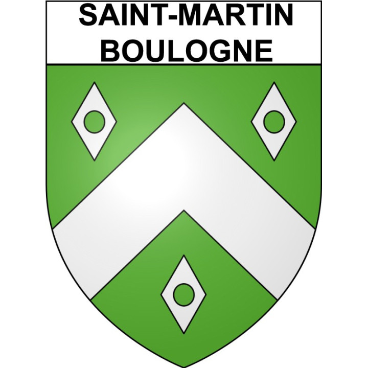 Saint-Martin-Boulogne 62 ville Stickers blason autocollant adhésif