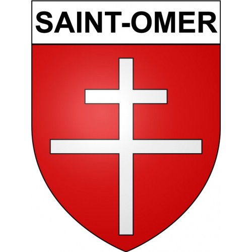Saint-Omer 62 ville Stickers blason autocollant adhésif