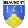 Beaumont 63 ville Stickers blason autocollant adhésif