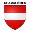 Chamalières 63 ville Stickers blason autocollant adhésif