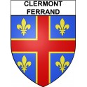 Pegatinas escudo de armas de Clermont-Ferrand adhesivo de la etiqueta engomada