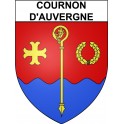 Cournon-d'Auvergne 63 ville Stickers blason autocollant adhésif