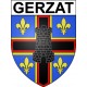 Gerzat 63 ville Stickers blason autocollant adhésif