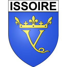 Issoire 63 ville Stickers blason autocollant adhésif
