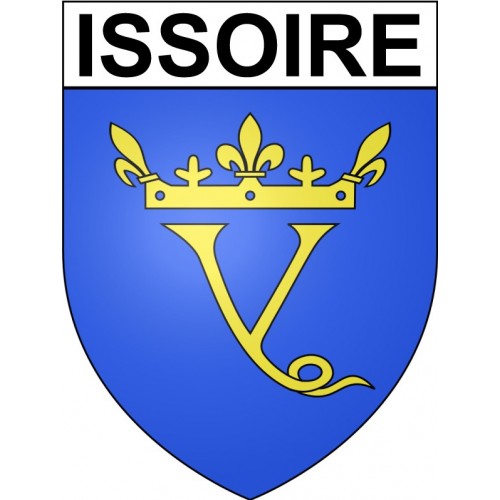 Issoire 63 ville Stickers blason autocollant adhésif