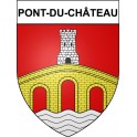 Pont-du-Château 63 ville Stickers blason autocollant adhésif