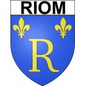 Riom 63 ville Stickers blason autocollant adhésif