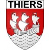 Thiers 63 ville Stickers blason autocollant adhésif