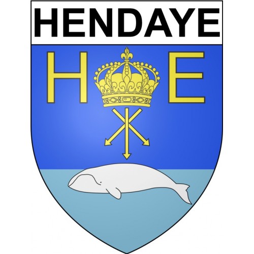 Stickers coat of arms Anglet adhesive sticker