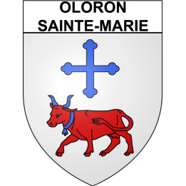 Oloron-Sainte-Marie 64 ville Stickers blason autocollant adhésif