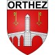 Orthez 64 ville Stickers blason autocollant adhésif