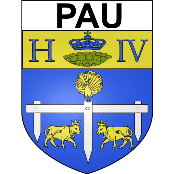 Stickers coat of arms Anglet adhesive sticker