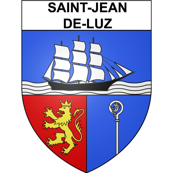 Stickers coat of arms Anglet adhesive sticker