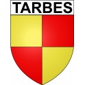 Pegatinas escudo de armas de Tarbes adhesivo de la etiqueta engomada