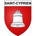 Saint-Cyprien 66 ville Stickers blason autocollant adhésif