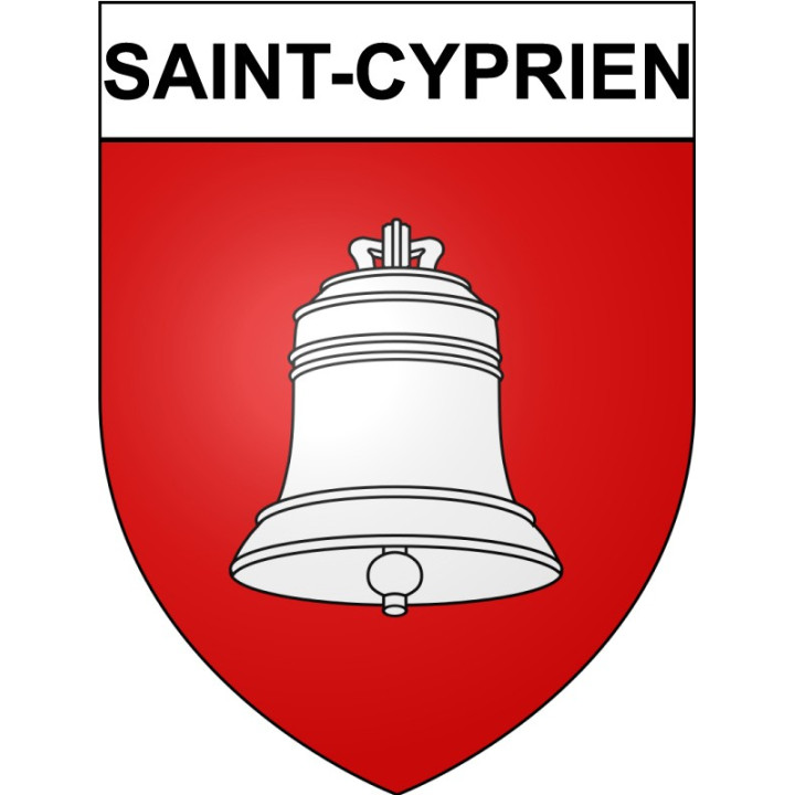 Pegatinas escudo de armas de Anglet adhesivo de la etiqueta engomada