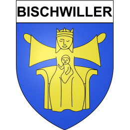 Bischwiller 67 ville Stickers blason autocollant adhésif