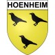 Hoenheim 67 ville Stickers blason autocollant adhésif