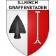 Illkirch-Graffenstaden 67 ville Stickers blason autocollant adhésif