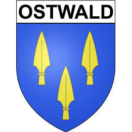 Ostwald 67 ville Stickers blason autocollant adhésif