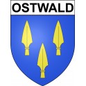 Ostwald 67 ville Stickers blason autocollant adhésif