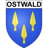 Ostwald 67 ville Stickers blason autocollant adhésif