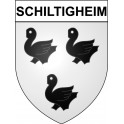 Schiltigheim 67 ville Stickers blason autocollant adhésif