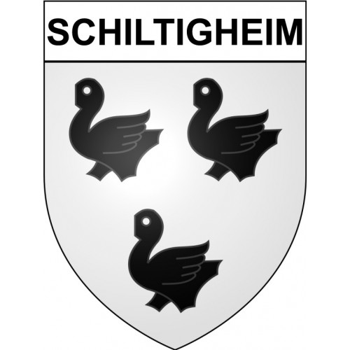 Schiltigheim 67 ville Stickers blason autocollant adhésif