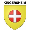 Kingersheim 68 ville Stickers blason autocollant adhésif