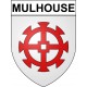 Mulhouse 68 ville Stickers blason autocollant adhésif