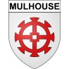 Mulhouse 68 ville Stickers blason autocollant adhésif