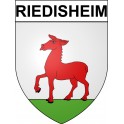 Riedisheim 68 ville Stickers blason autocollant adhésif