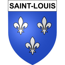 Saint-Louis 68 ville Stickers blason autocollant adhésif