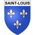 Saint-Louis 68 ville Stickers blason autocollant adhésif