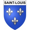 Saint-Louis 68 ville Stickers blason autocollant adhésif