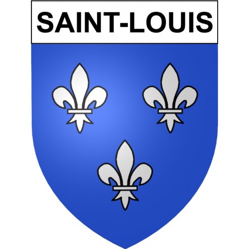 Saint-Louis 68 ville Stickers blason autocollant adhésif
