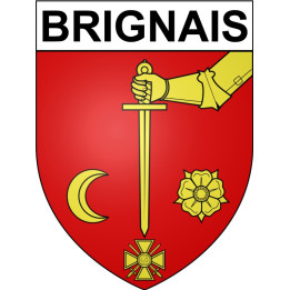 Pegatinas escudo de armas de Anglet adhesivo de la etiqueta engomada