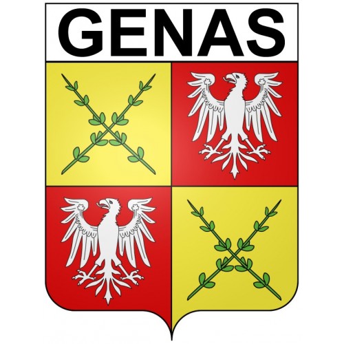 Anglet Sticker wappen, gelsenkirchen, augsburg, klebender aufkleber