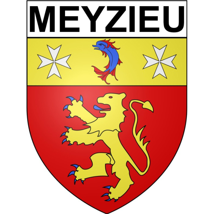 Pegatinas escudo de armas de Anglet adhesivo de la etiqueta engomada